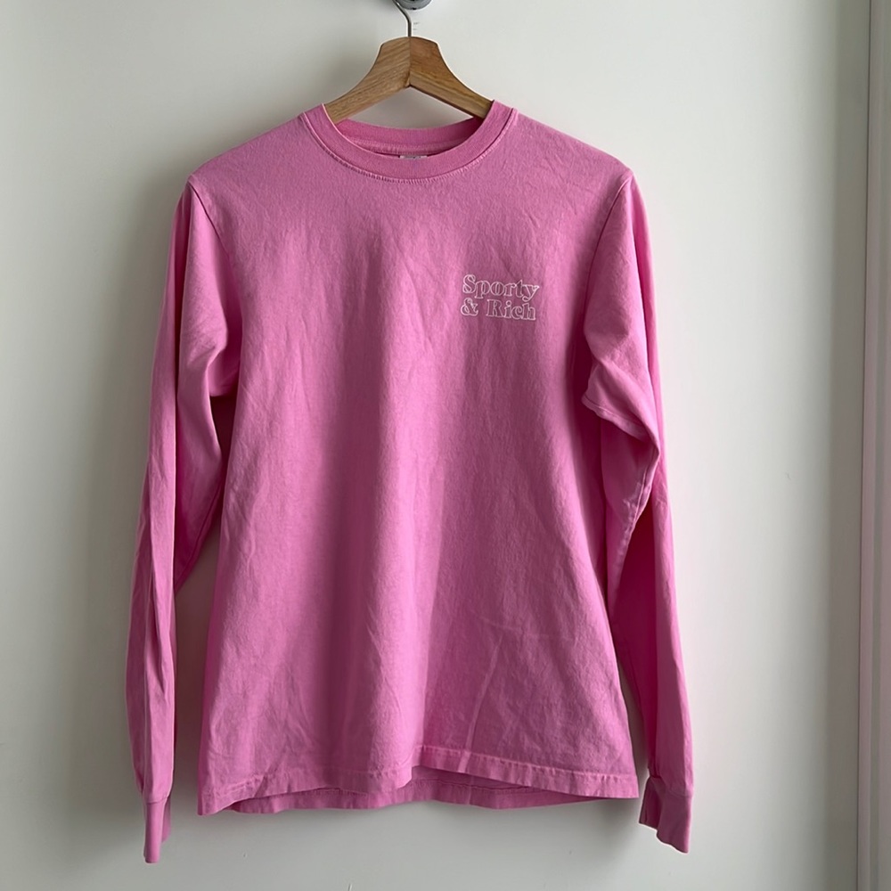 SOLD ** Sporty&Rich Long sleeve top.